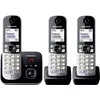 Panasonic KX-TG6823 Trio DECT, GAP Schnurloses Telefon analog Anrufbeantworter, Freispre KX-TG6823GB