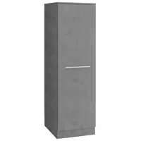 WIHO KÜCHEN Seitenschrank Flexi2 50 x 57 x 165 cm Grau