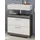 inn.furn Waschbeckenunterschrank 2 Schubladen 60 x 56 x 34 cm Weiß Hochglanz/Grau