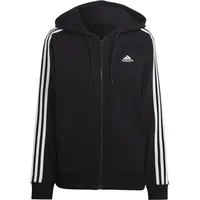 Adidas Essentials 3-Streifen French Terry Regular Kapuzenjacke Black / White M