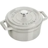 Staub Mini 10 cm, Weisser Trüffel, Gusseisen