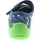 Fischer Markenschuh Klett-Hausschuh Blau 25