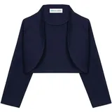 Bolerose Mädchen 3/4 Ärmel Kinder Formell Bolero Zucken (Nachtblau, 7-8 Jahre) - 7-8 Jahre