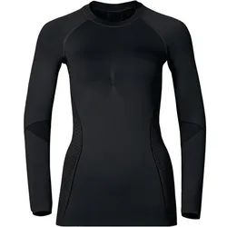 ODLO Damen Funktionsunterhemd "Evolution Warm, black - odlo graphite grey, XS