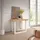 SKRAUT HOME Konsolentisch 140x90x73cm Eiche und weiß