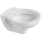 Belvit Wand Hänge WC Weiß Abgang Wand (waagerecht) Taharet Bidet