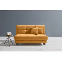 Ell + Ell Schlafsofa »Tilda«, Breite 145 cm, inkl. 2 Zierkissen gelb