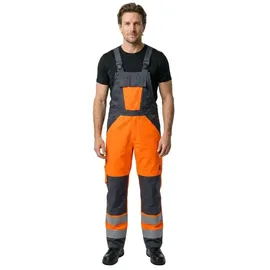 Mascot Gosford Latzhose Größe 76C50, hi-vis orange/schwarzblau