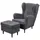 ed exciting design Hocker Oskar Polyester 63 x 43 x 42 cm Grau