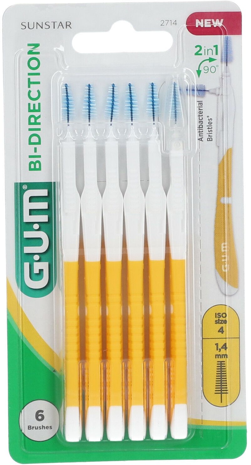 Gum® Bi-Direction Feine konische Interdentalbürste 1,4 mm