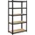 Songmics Schwerlastregal Metall 90 cm x 180 cm x 40 cm schwarz