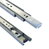 1 Paar 45 mm Teleskopschienen Schubladenschienen Schubladenauszug Vollauszug (Länge: 350 mm (1 Paar))