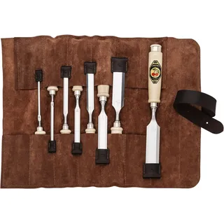 Kirschen Stechbeitelsatz 8-tlg. Tasche 4-6-10-12-16-20-26-30