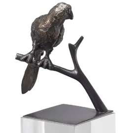 Casa Padrino Luxus Deko Objekte 2er Set Bronzefarben - Büro Deko - Schreibtisch Deko - Wohnzimmer Deko - Luxus Kollektion