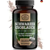 Scheunengut Scheunengut® Schwarzer Knoblauch | 25:1 Extrakt mit natürlichem S-Allylcystein, Allicin & Alliin 180 St