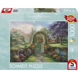 Schmidt Spiele Puzzle »Hummingbird Cottage. Kinkade Collection 1.000 Teile«, Puzzleteile