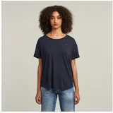 G-Star T-Shirt Rolled up mit umgeschlagenen Ärmeln blau S (36)