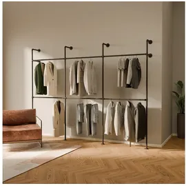 pamo design Garderobenständer KIM DOUBLE Schwarz