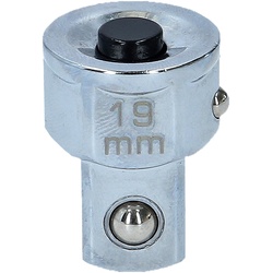 BRW, Steckschlüssel + Stecknuss, Stecknuss-Adapter (1/2″, 19 mm)