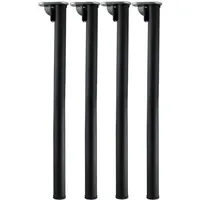 Vasalat CAMAR Tischbeine klappbar höhenverstellbar 705-735mm, Stahl schwarz 4