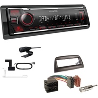 Kenwood KMM-BT408 DAB+ Auto Radio Bluetooth für Opel Combo mattschwarz ab 2012