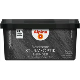 Alpina Farbrezepte Sturm-Optik Anthrazit 1 l