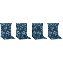 BEO Niedriglehner Auflage 100 x 50 x 6 cm hellblau 4 St.