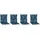BEO Niedriglehner Auflage 100 x 50 x 6 cm hellblau 4 St.