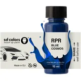 SD COLORS Neue lackstift Blauer Kosmos RPR Reparatur KRATZEN 15 ml (Farbe+KLARLACK)