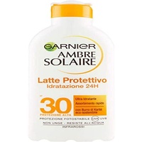 Garnier Ambre Solaire Milchschutzmilch IP 30, hoher Schutz, Feuchtigkeitspflege 24H, 200 ml