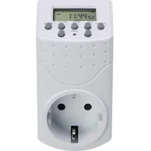 Sygonix SY-5045300 Steckdosen-Timer digital Wochenprogramm 1800 W IP20 Countdown-Funktion,