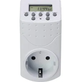 Sygonix SY-5045300 Steckdosen-Timer digital Wochenprogramm 1800 W IP20 Countdown-Funktion,