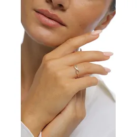 Elli PREMIUM Ring Infinity Unendlichkeit Liebe in 375 Gelbgold