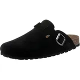 Clog, Hausschuh, Sommerschuh, mit ergonomischem Fußbett - NEUE KOLLEKTION, Gr. 42, schwarz, , 71075436-42