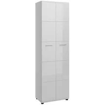 Lomadox Malabo-129 Garderobenschrank 59x197x37 cm Weiß