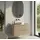 Badplaats Waschbeckenunterschrank Calen 2 Schubladen 80 x 52 cm Beige
