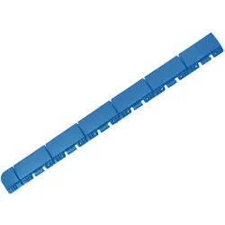 ArtPlast - Kunststofffliesenabschluss Marte blau, 60x6x1,3 cm; Weibliche Ausführung - Kollektion Marte – Drainageeffekt