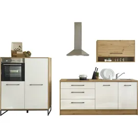 BASIC by Balculina Küche »Seattle«, 330 cm breit, wahlweise mit oder ohne E-Geräte