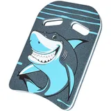 Beco Schwimmbrett Schwimmhilfe Kickboard - Trainingshilfe fürs Schwimm-Training - für Erwachsene, Jugendliche und Kinder-Marine, normal, 9690, Marine/Shark