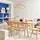 sweeek Ausziehtisch 160-210 x 75 x 90 cm natur