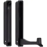Siro Garderobenhaken Came 93 mm Schwarz matt