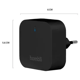 Hombli HBSB-0100, Netzwerkbrücke, WLAN, Schwarz