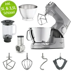 Kenwood Titanium Chef Baker 5L KVC85.314SI integr. Waage + Zubehör