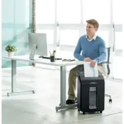 FELLOWES Aktenvernichter AutoMax 100M schwarz 4629201 Partikelsch. 4x10mm