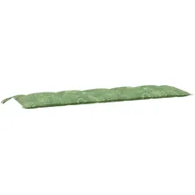 vidaXL Gartenbankauflage 180 x 50 x 7 cm grün 2-tlg.