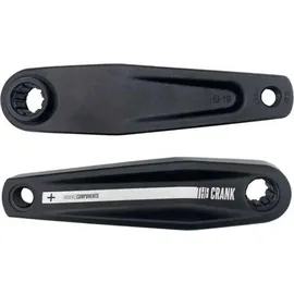 Haibike Kurbelset TheCrank+ HB19 175 Millimeter ISIS - E-Bike Kurbeln - Schwarz/Silber