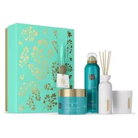 RITUALS The Ritual of Karma Geschenkset Gift Set L Duschschaum 200 ml + Body Cream 200 ml + Mini-Duftstäbchen 70 ml + Duftkerze 140 g