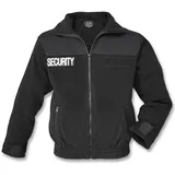 Mil-Tec Security Fleecejacke schwarz, M