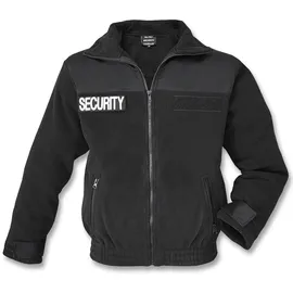 Mil-Tec Security Fleecejacke schwarz, M
