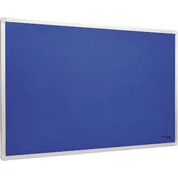 Textiltafel, 900x600mm, blau, Aluminiumrahmen